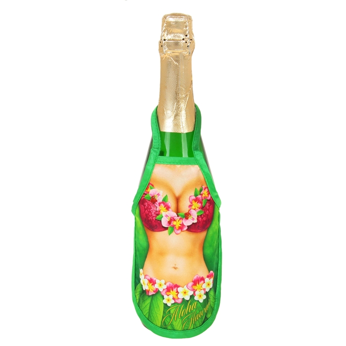 Одежда на бутылку фартук "Aloha"