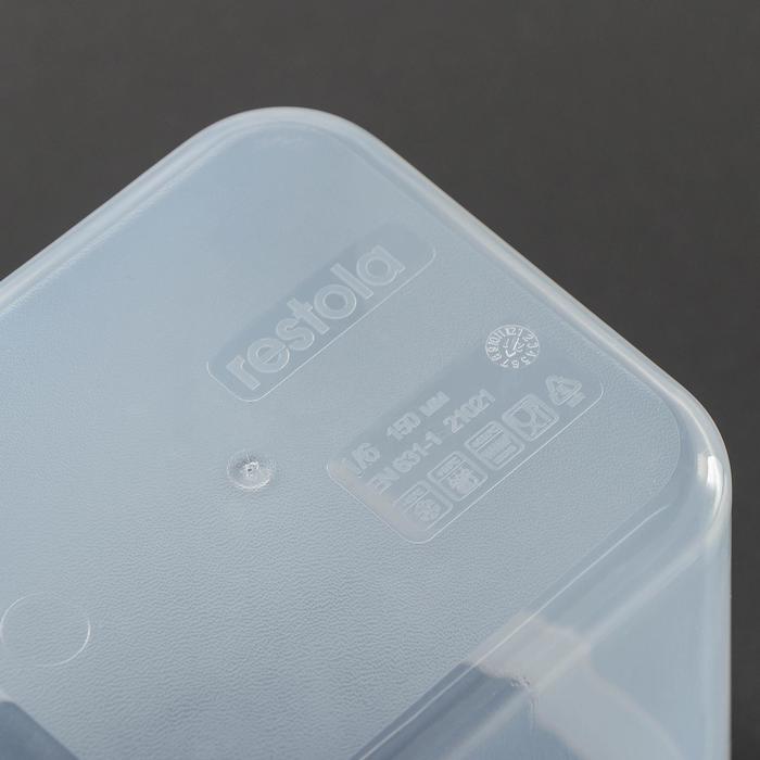 Гастроемкость 1/6 h=15 cм, прозрачная