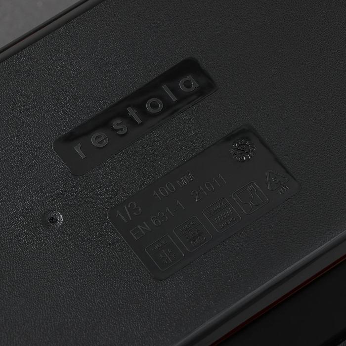 Гастроемкость 1/3 h=10 cм, цвет черный