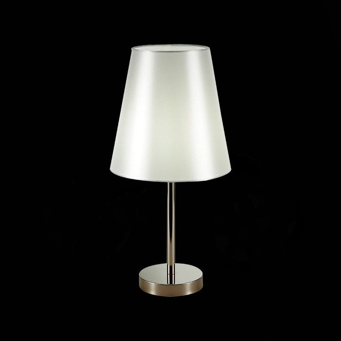 Прикроватная лампа Evoluce. SLE105904-01. Bellino. 1х40 Вт, E14, 22х22х44 см, цвет никель
