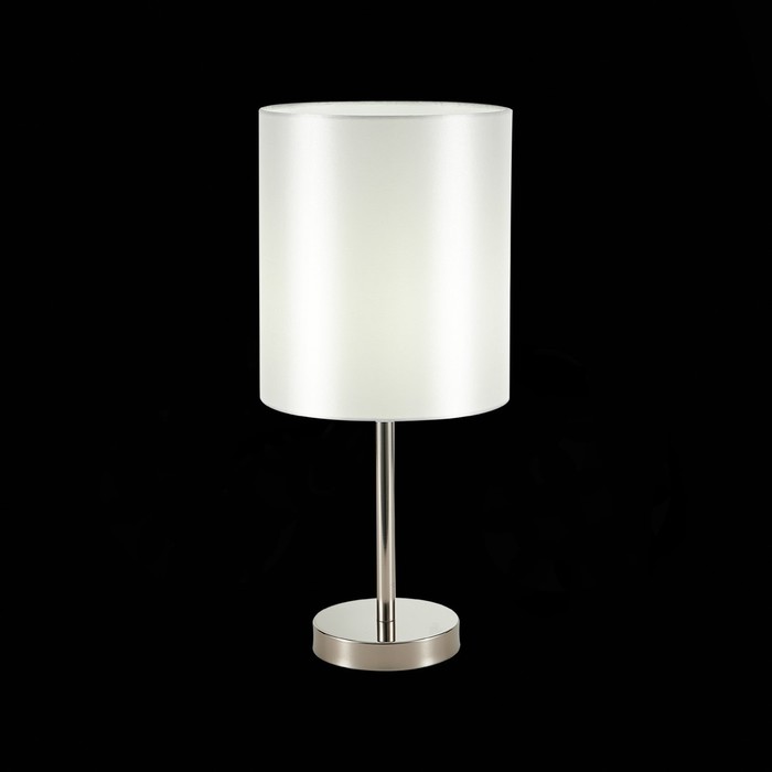 Прикроватная лампа Evoluce. SLE107304-01. Noia. 1х40 Вт, E14, 20х20х43,5 см, цвет никель