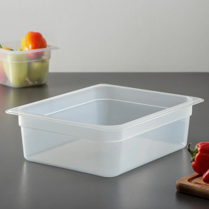 Гастроемкость 1/2 h=10 см, прозрачная