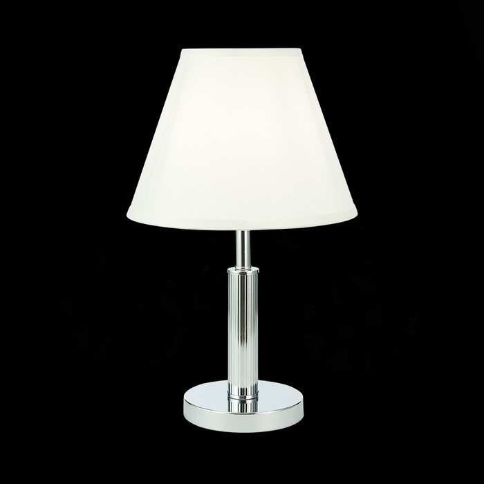 Прикроватная лампа Evoluce. SLE111304-01. Monza. 1х40 Вт, E14, 28х28х45 см, цвет хром