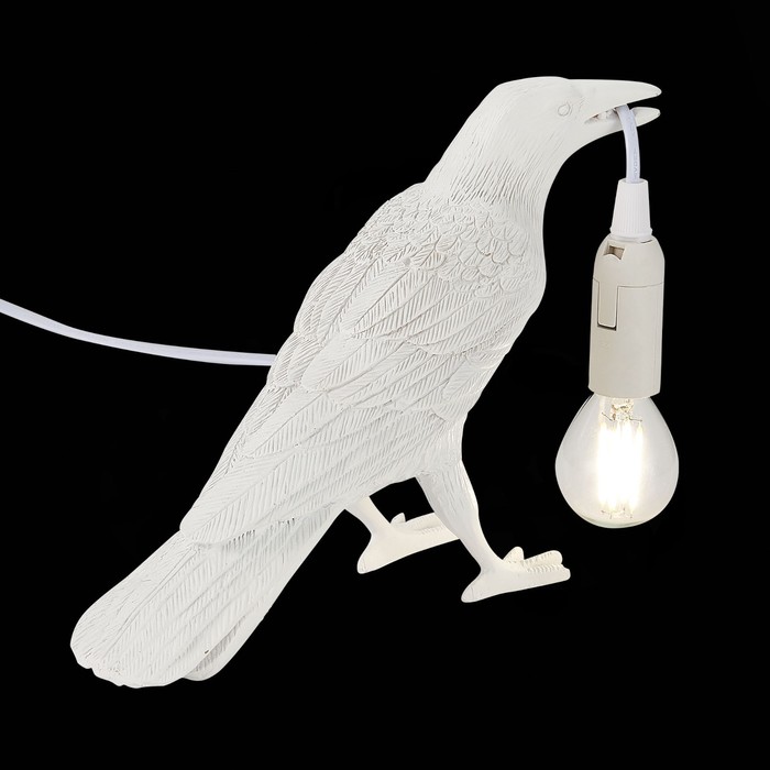 Прикроватная лампа Evoluce. SLE115304-01. Gavi. 1х60 Вт, E14, 30х9х18 см, цвет белый