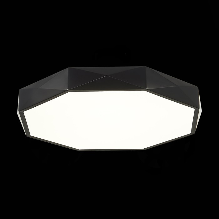

Светильник потолочный Evoluce. SLE200842-01. Rondo. 1х45 Вт, LED, 3000K/4000K/6000K, 2700 Lm, 50х50х5 см, цвет чёрный
