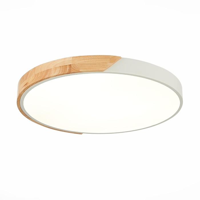 

Светильник потолочный LED, 1x45W 3000K/4000K/6000K, 5x50,8 см, цвет белый, светлое дерево