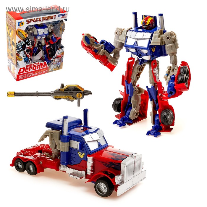 фото Робот «грузовик», трансформируется, цвета микс dade toys