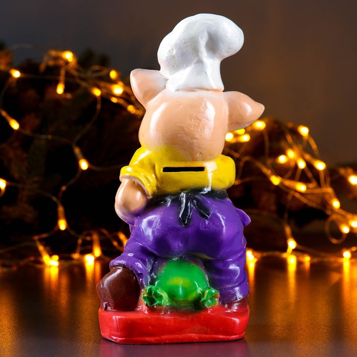 Копилка "Свинка-поварёнок"