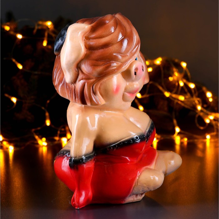 Копилка "Свинка в вечернем платье"