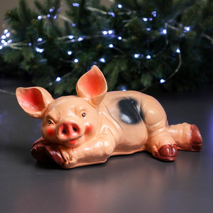 Копилка "Свинка Борька на лугу"