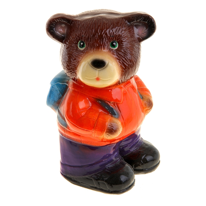 Копилка "Медведь-ученик", микс