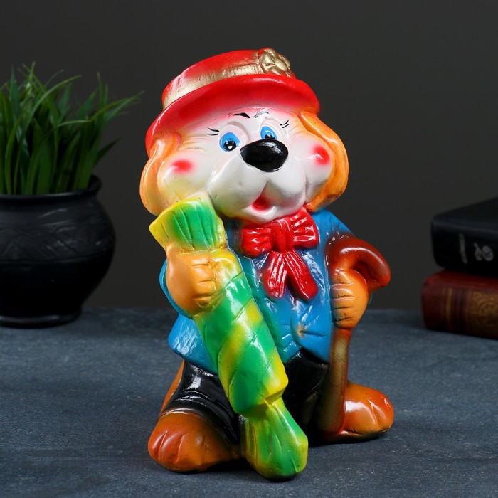 Копилка "Собака с конфеткой"