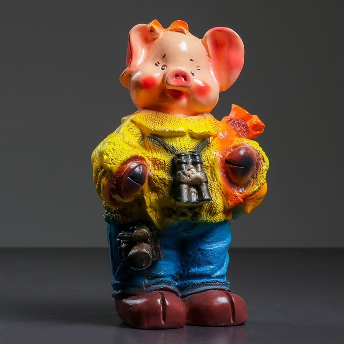 Копилка "Свинка-турист"