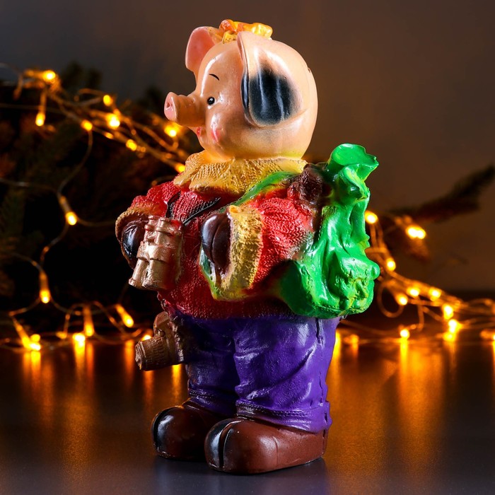 Копилка "Свинка-турист"