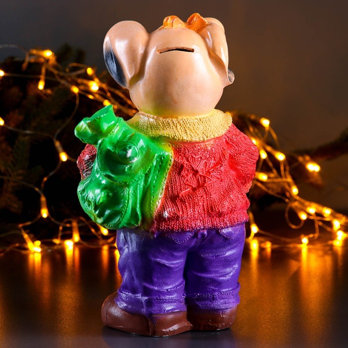 Копилка "Свинка-турист"