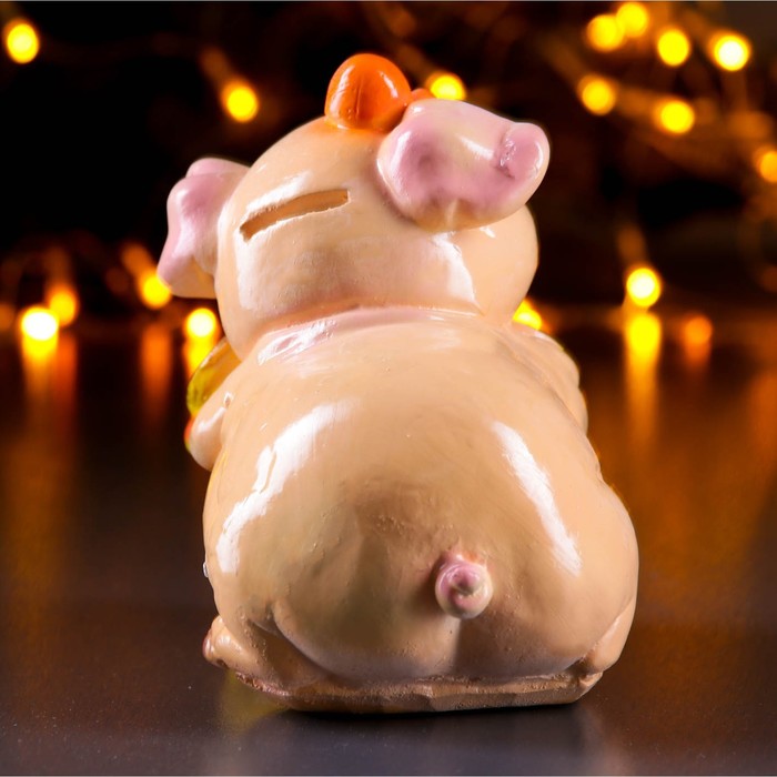 Копилка "Свинка с мешком"