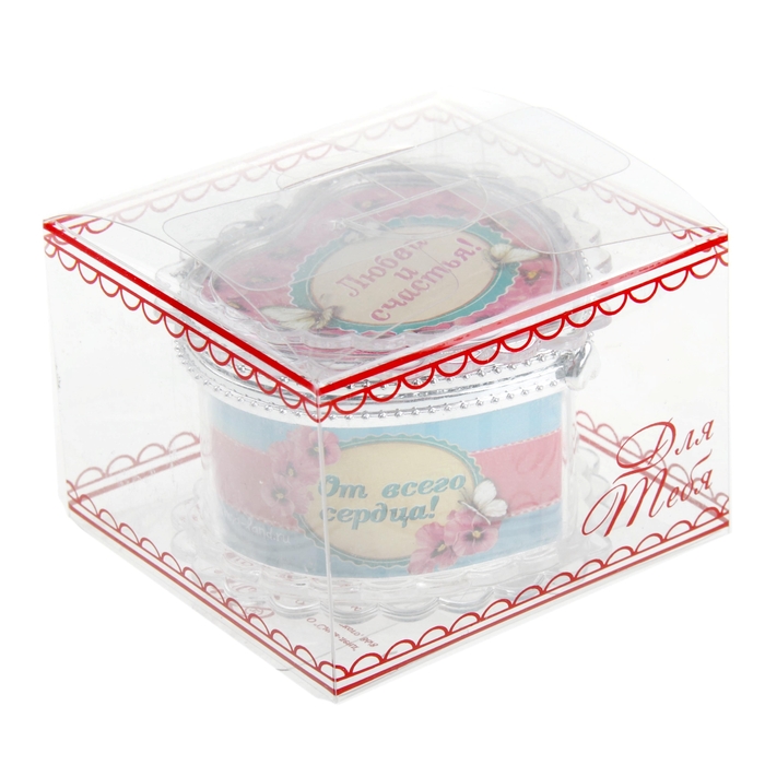 Шкатулка "Любви и счастья! От всего сердца!"