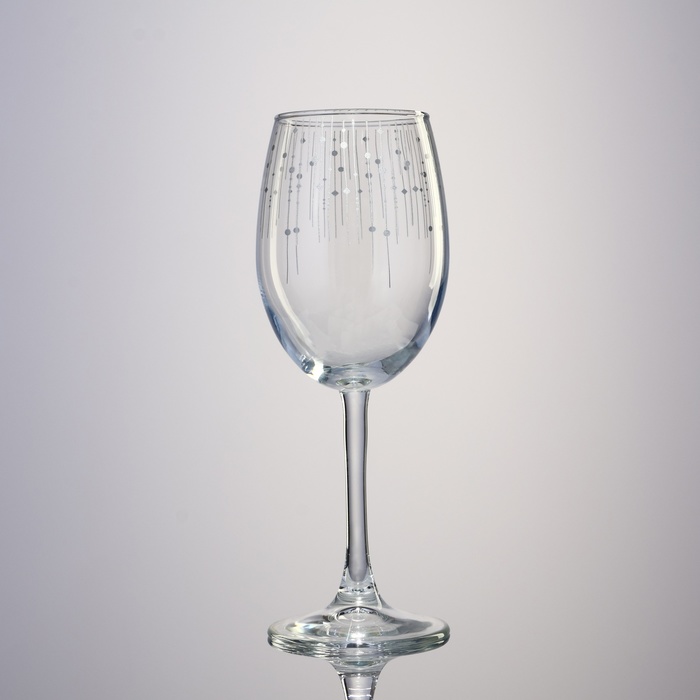 Бокал для вина «Серебряный дождь », 360 мл бокал для вина серебряный дождь 360 мл