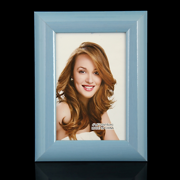 Фоторамка "Глянцевый голубой" 10х15 см