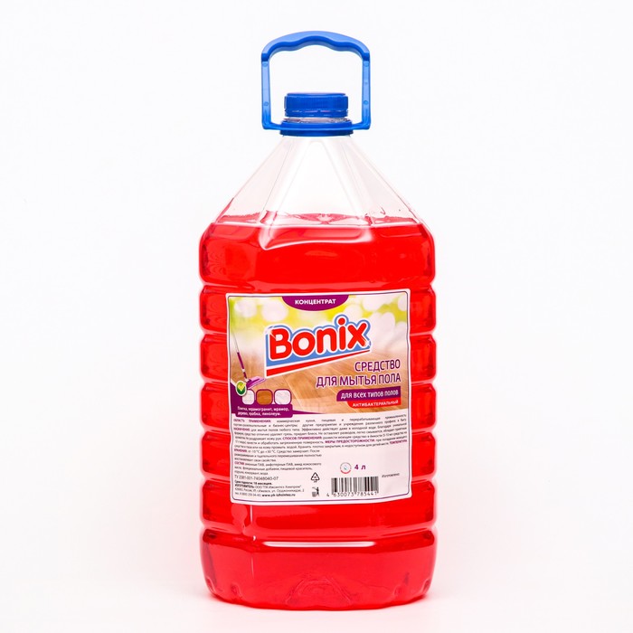 Средство для мытья пола Bonix 4 л средство для мытья пола клин грин 1 л фрезия