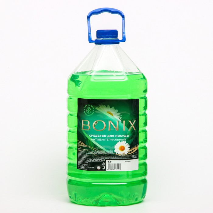 цена Моющее средство для посуды Bonix, антибактериальный 4 л