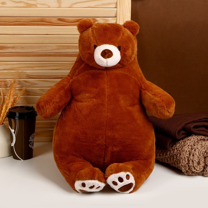Мягкая игрушка «Медведь», 50 см, цвет коричневый мягкая игрушка медведь тоффи белый 50 см