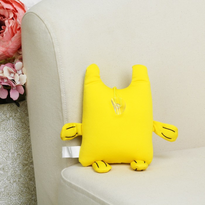 Брелок-антистресс на присоске "Зайка-обнимайка", 15 см