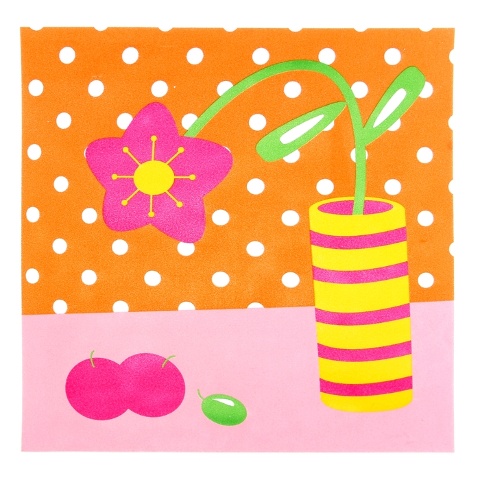 Наклейка интерьерная EVA набор 4 шт "Кухонный уголок"