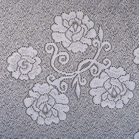 

Штора кухонная со шторной лентой, ширина 208 см, высота 186 см, цвет белый