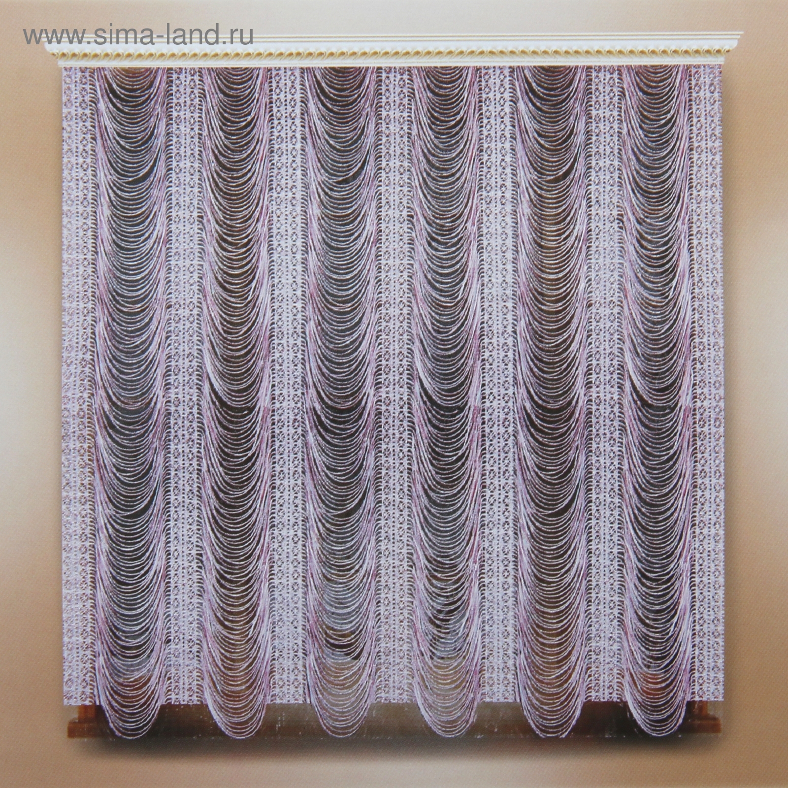 shtora markiz bez shtornoj lenty shirina 300 sm vysota 210 sm cvet bezhevyj 1038072 kupit po cene ot 299 00 rub internet magazin sima land ru