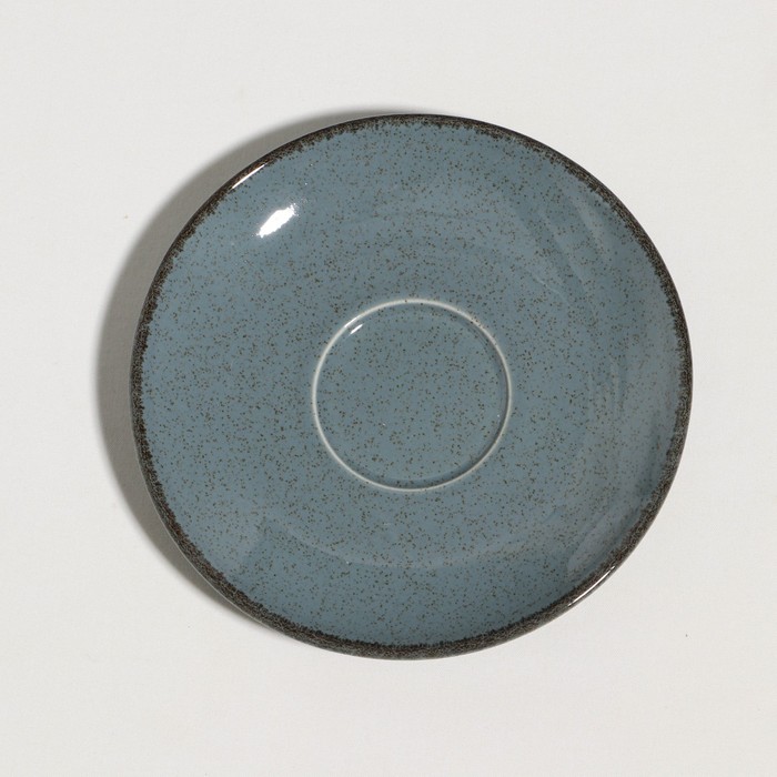 

Блюдце «Pearl», d=14,5 см , синее, фарфор
