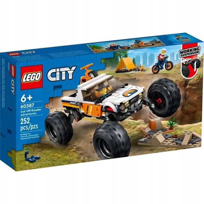 

Конструктор Lego CITY «Приключения на внедорожнике», 60387