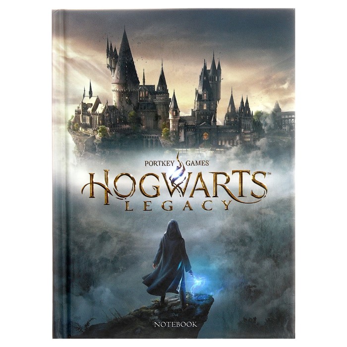 Записная книжка А6 48 листов в клетку Hogwarts Legacy Гарри Поттер глянцевая ламинация блок офсет 60гм2 85₽