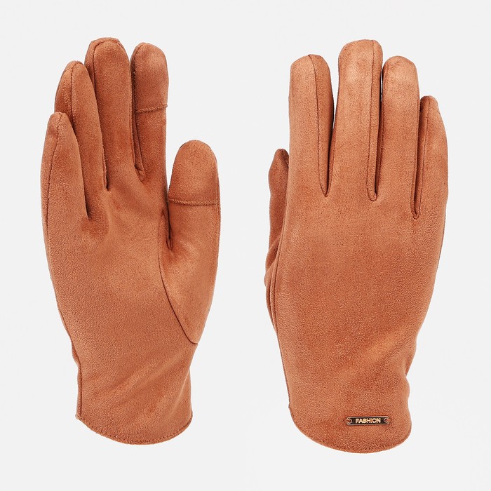 Перчатки мужские, безразмерные, без утеплителя, цвет коричневый перчатки мужские безразмерные без утеплителя цвет светло коричневый