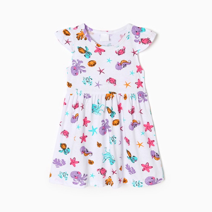 

Платье для девочки, цвет белый, рост 116-122 см