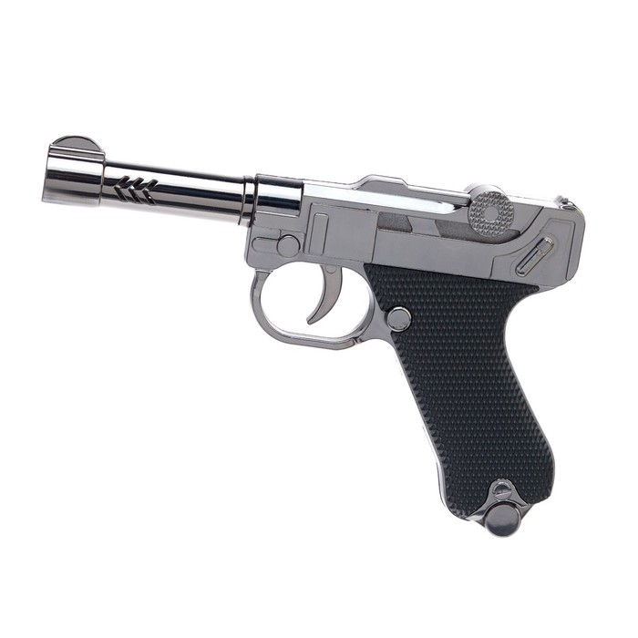 Зажигалка газовая Пистолет, пьезо, 1 х 3 х 7.4 см зажигалка газовая герб пьезо 1 х 3 5 х 6 7 см