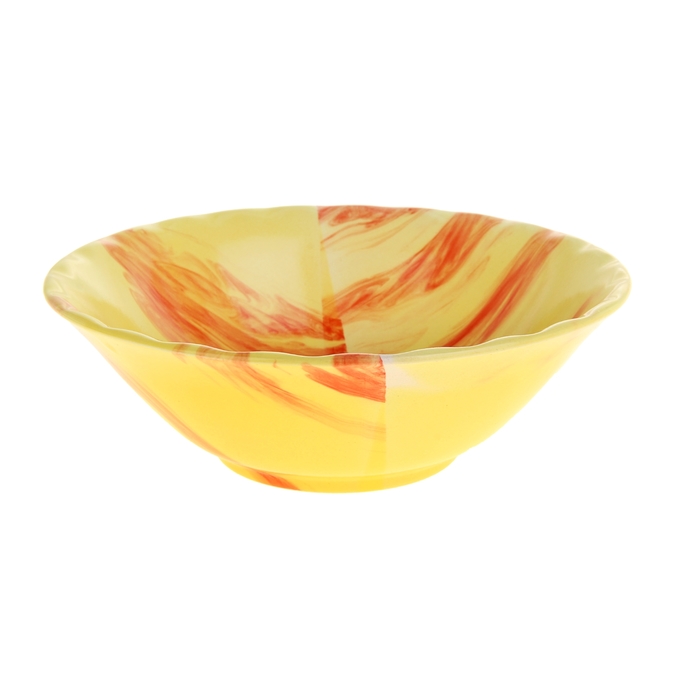 Тарелка "Радуга" желто-красная 0,5л