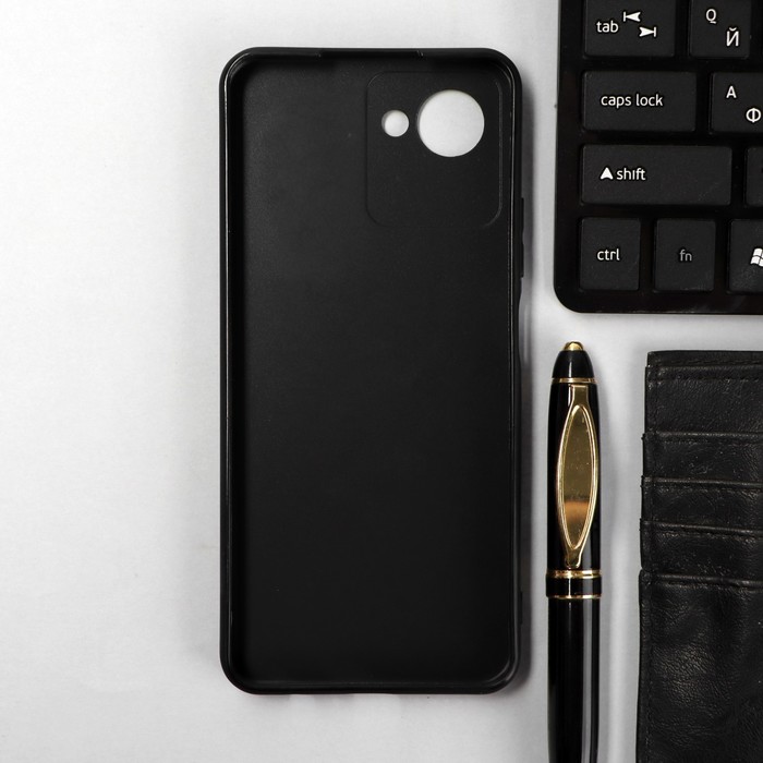 

Чехол iBox Case, для телефона Realme C30s, силиконовый, черный