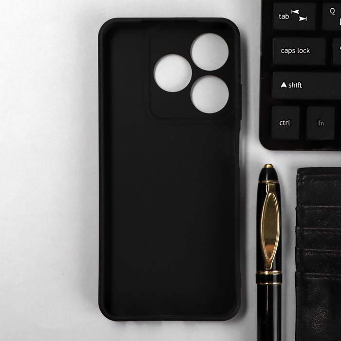 фото Чехол ibox case, для телефона tecno spark 10c, силиконовый, черный