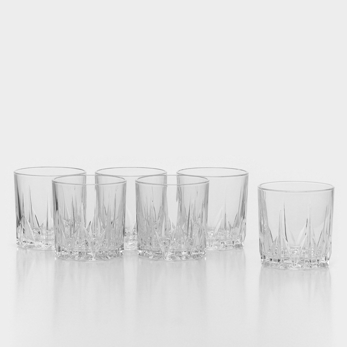 Набор стеклянных стаканов «Венеция», 200 мл, 6 шт набор стаканов венеция стеклянный 200 мл 6 шт