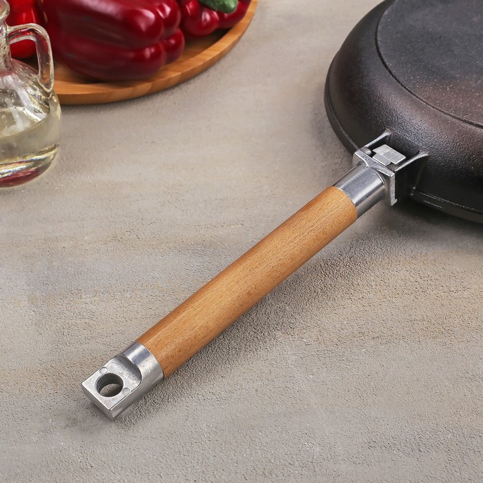 Сковорода 24 см со съемной ручкой, дно 20 см, толщина дна 4 мм