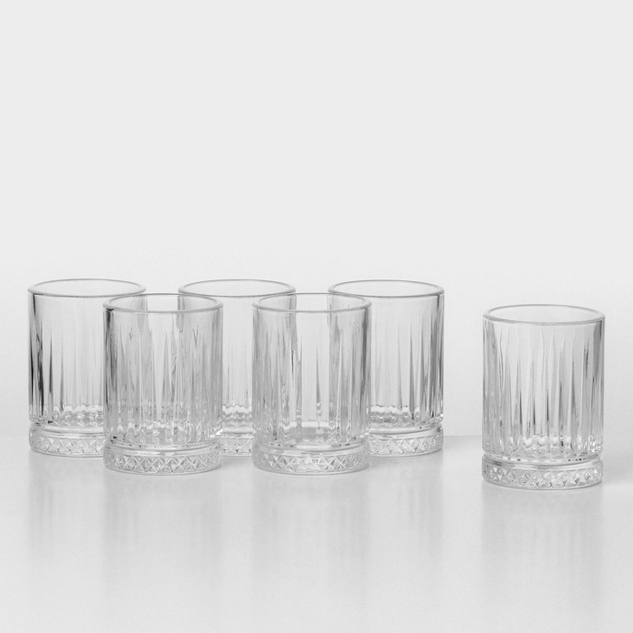 Набор стеклянных стаканов Elysia, 110 мл, 6 шт набор стеклянных стаканов baltic 205 мл 6 шт
