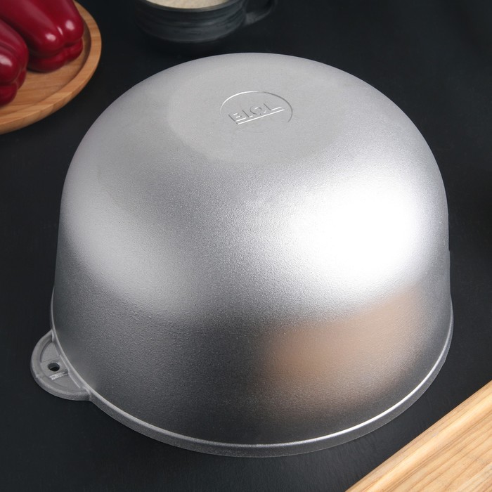 Казан 6 л с крышкой, ручка МИКС