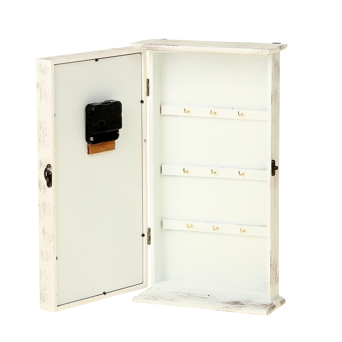 Ключница с часами "Сухоцветы"