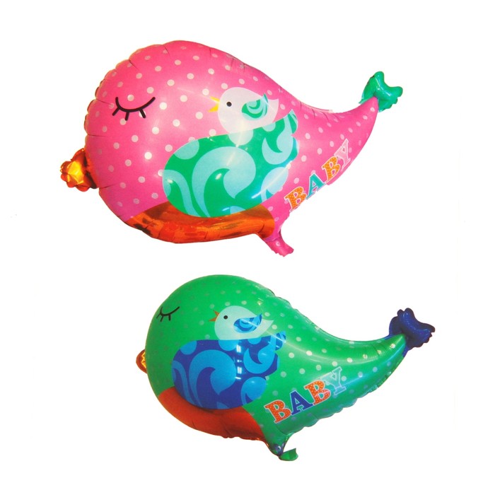 Шар фольгированный 24" "Пташка", цвета МИКС