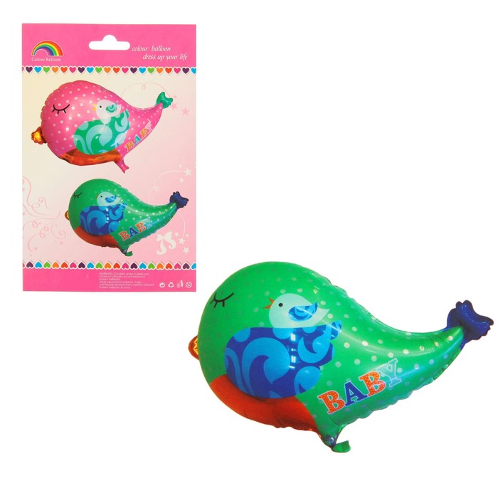 Шар фольгированный 24" "Пташка", цвета МИКС