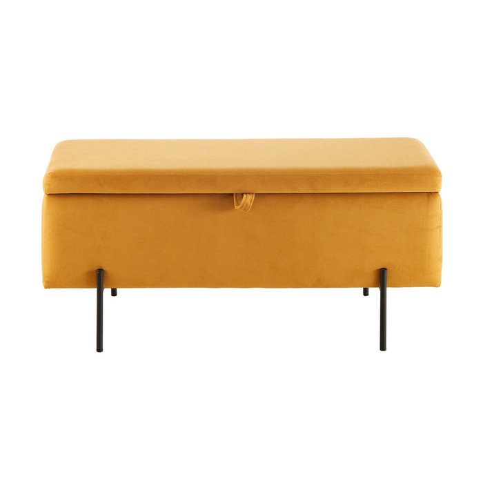 

Банкетка с хранением Merana 460, ткань Ultra MUSTARD