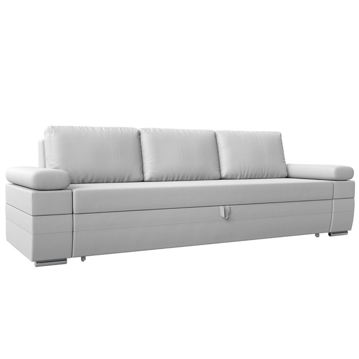 Прямой диван «Канкун», механизм дельфин, экокожа, цвет белый прямой диван канкун велюр