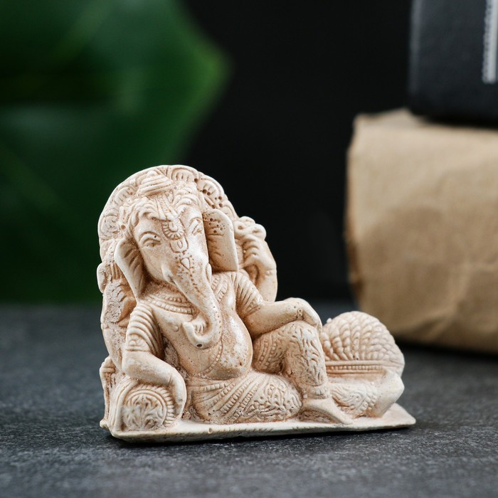 Фигура Ганеша индийский слоновая кость, 5х2х5см
