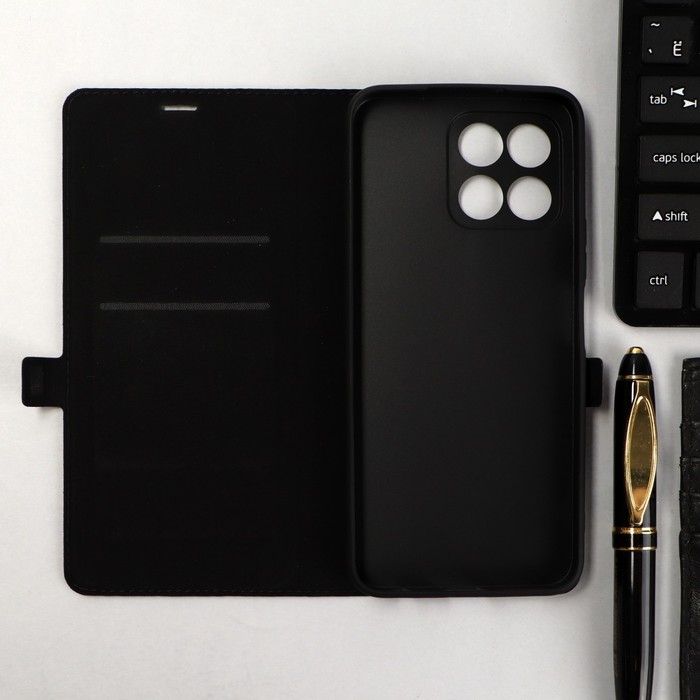 

Чехол-книжка Krutoff Eco Book, для смартфона Honor X6, синий